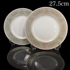 [Excellent] Wedgwood Columbia Sage Green Dinner Plate, Set of 2 (Large Plates) picture