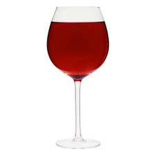 Juvale 25oz Oversized Giant Wine Glass with Stem - Extra 32.2 Ounces, Clear picture