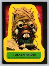 1977 Topps Star Wars Series 1 Sticker Card #10 Tusken Raider Sand People Vintage picture