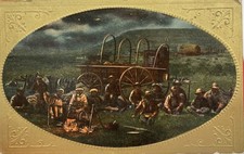 Camp Scene Postcard Posted 1910 Divided Back 1907-1915 picture