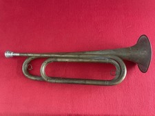 Vintage Rexcraft Solid Brass Boy Scout Bugle Official Model BSA picture