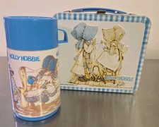 Vintage (1979) Aladdin Holly Hobbie Metal Lunch Box With Thermos.   04 picture