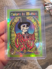 2025 Upper Deck Grateful Dead #26 Colors in Motion Dancing Green /199 UD RARE picture