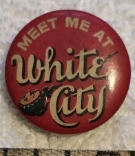 Antique 1900s White City Amusement Park Chicago IL Celluloid Pinback Button  picture