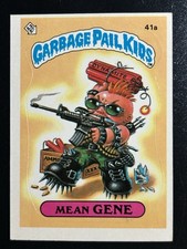 1985 Topps Garbage Pail Kids GPK First Original Series 1 OS1 41a Mean Gene picture