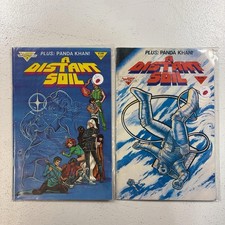 A Distant Soil #7 #8 Warp Comics Set Panda Khan Brent Rin 1980s Vintage Lot picture
