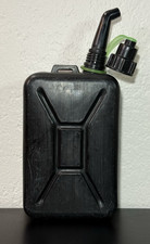 Vintage 1 Liter Camping Water Canteen Made in Germany Black w/ Pour Spout picture