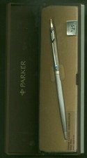 Parker Ambassodor Ballpoint Pen Heavy Silver Plated New In Box Rare Beauty 70,S picture