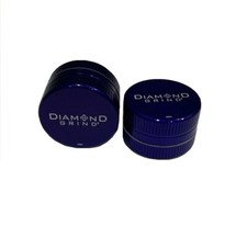 Diamond Grind 2 part Herb Grinder Blue 1.5