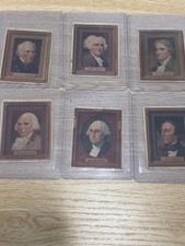 Kellogg 1946 Portraits of the Presidents 6-Card Lot Washington Adams picture
