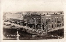 Utica NE Nebraska Birdseye View Main Street c1910 RPPC Photo Postcard COPY picture