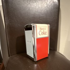 Coca-Cola Vintage Napkin Holder Dispenser 1992 picture