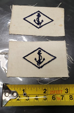 Pair of WW1 Naval Militia Distinguishing Mark - INV# C1862  Summer Uniform Patch picture