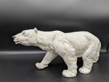 Large Antique German Karl Ens Volkstedt Polar Bear Porcelain Figurine 10.25