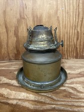 Antique Brass Perko Nautical Ships Lantern Font & Burner picture