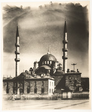 Arnold Mariahin (Russian), Yeni Cami Mosque, Istanbul, Turkey Vintage Print picture