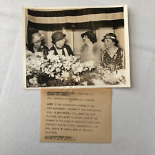 Press Photo Photograph Eleanor Roosevelt First Lady 1933 Congressional Club picture
