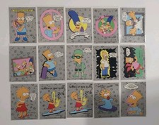 1990 Topps Simpsons Sticker Lot (15/22 Partial Set) Unpeeled Vintage Bart Homer picture
