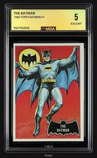 1966 TOPPS BATMAN #1 THE BATMAN MBA 5 picture