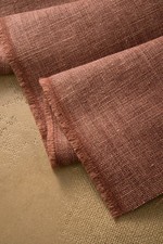 Kerry Joyce Plain 100% Linen Uphol Fabric- Colette / Old Brick 3.80 yds 2032-09 picture