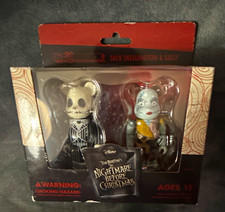 RARE Toy BE@RBRICK 100% Jack Skellington & Sally Nightmare Before Christmas picture