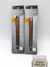 Pentel Orenz AT Mechanical Pencil 0.5mm Metal Orange Limited Set of 2 picture