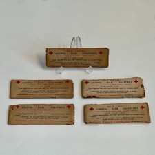 Antique Johnson’s J&J Red Cross Silk Ligatures ca. 1902-1910 * Sealed NOS x 5 picture