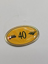 Amtrak Celebrates 40 Year 1971-2011 Lapel Pin Employee Gift w/ Original Paper picture
