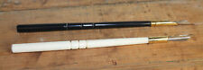 2 Antique Style Turned Bone & Horn Calligraphy Fountain Dip Ink Nib Writing Pen picture