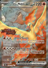 Pokemon | Team Rocket's Moltres ex | Holo | Ultra Rare | SV10: | DRI | 208/182 picture