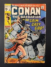 Conan The Barbarian #3 1971 KEY 1st App Borri Grey God Windsor-Smith GD 3.0 picture