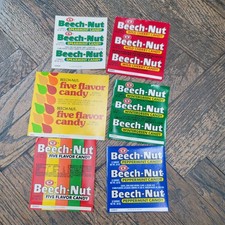 Vintage Beech Nut Candy Wrappers New Old Stock Lot of 6 picture