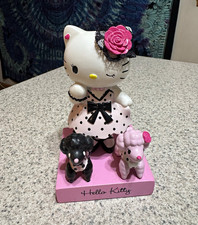 Rare Vintage 2005 Sanrio Momoberry Hello Kitty Figurine with Poodles picture