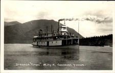 Carcross Yukon Steamship Tutsi Gowen Sutton c1930s Real Photo Postcard bhn picture