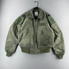 Vintage Flyers Jacket Mens Large Green Summer Flame CWU-36/P 2005 USAF picture