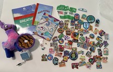 75 + Large Lot Of Girl Scout Patches Badges Incentives And Prizes picture