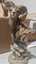 Level Headed BIGHORN SHEEP RAM sculpture by Grag Peltzer picture