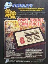 Fidelity Electronics Microcomputer Voice Bridge Miami FL Vintage Print Ad 1980 picture