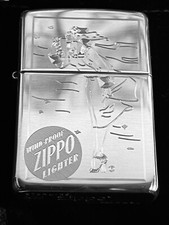 Zippo Lighter Sterling silver Vintage Windy Lady Zippo Lighter picture