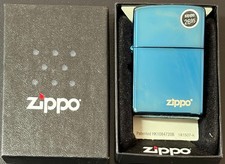 2008 VINTAGE BLUE CERULEAN ZIPPO LIGHTER BRAND NEW IN A BOX picture