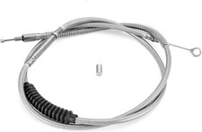 72 11 | 16 in Extended Stainless Steel Clutch Cable for Harley Twin 1987-2006 picture