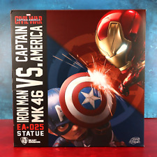 Beast Kingdom Marvel Iron Man MK46 Vs Captain America Egg Attack Statue 2-Pack picture