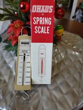Vintage OHAUS hanging spring scale 2.5 NEWTONS 250,000 DYNES picture