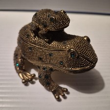 Vintage Bombay & Co Frog Trinket Box  picture