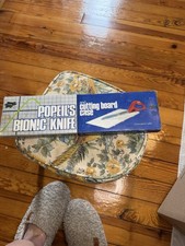 Vintage Original As Seen On TV Ron Popeil Bionic Knife Case Cutting Board 1970s picture