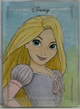 2026 Topps Chrome Disney Rapunzel 1/1 Sketch Card Anthony Richichi picture