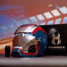 Iron Man Iron Patriot Helmet Electric Voice-control Mask Wearable Cosplay Props picture