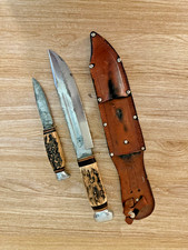 Vintage Bonzer Germany/G.D. Shaaff Hunting Knife Combo Set picture