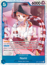 Nami One Piece TCG OP11-054 SR Super Rare English A FIST OF DIVINE SPEED picture