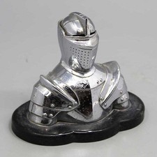 Vintage Negbaur Knight Table Lighter Chrome Finish USA Untested AY224 picture